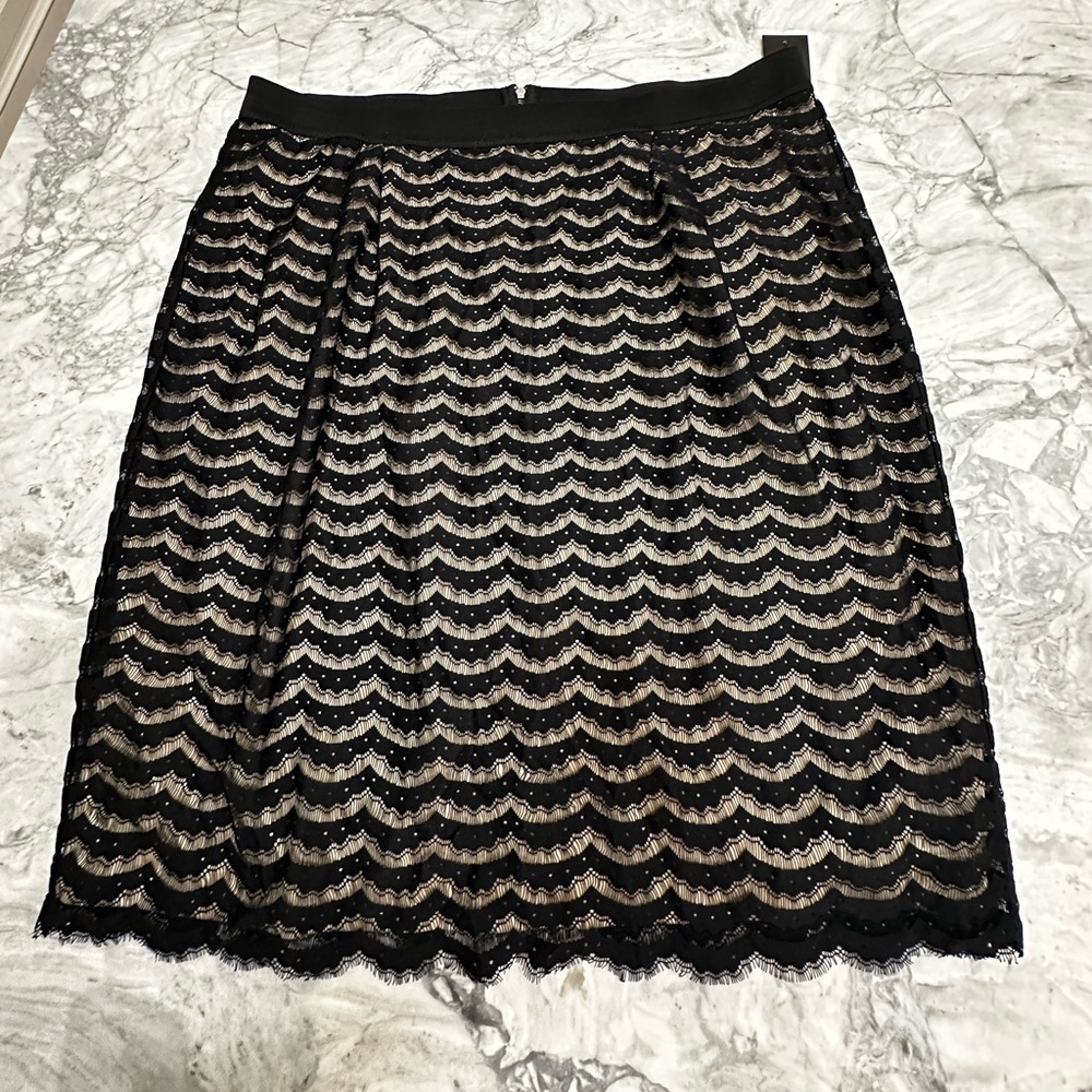 Target Massimo Ebony Lace over cream lining Pencil Skirt, NWT, XXL
